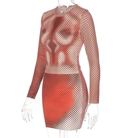 Designer Inspired Skirt Set - Picture 5 of 7